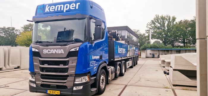 Nieuwe vrachtwagen Kemper