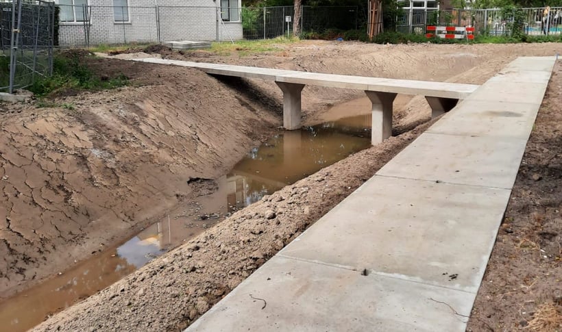 De platen van Hermes voor water in de wijk