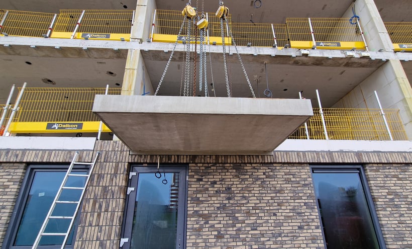 Vebo levert handige balkons voor  appartementen in hart van Lelystad