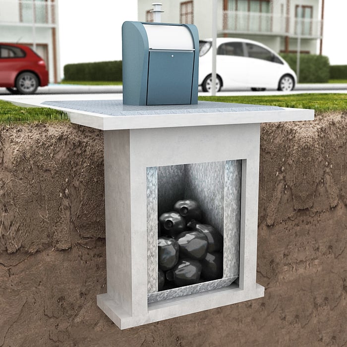 Divicon ondergrondse containerbak