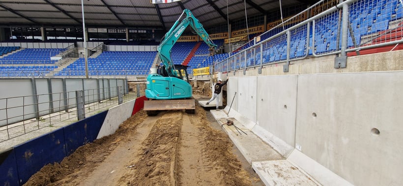 Keerwanden Kemper voor meer veiligheid in stadion Willem II