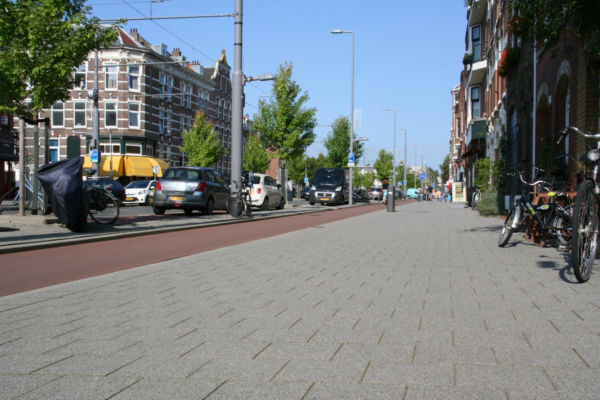 Wascon uitgewassen betontegel in Rotterdam